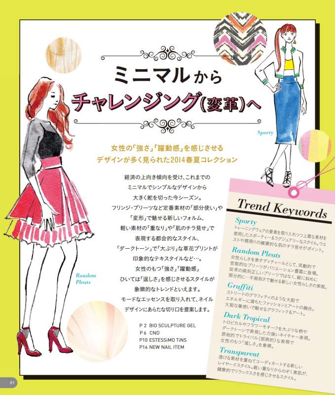 14春夏 ネイルトレンドアートカタログ Nail It Book タカラベルモント株式会社